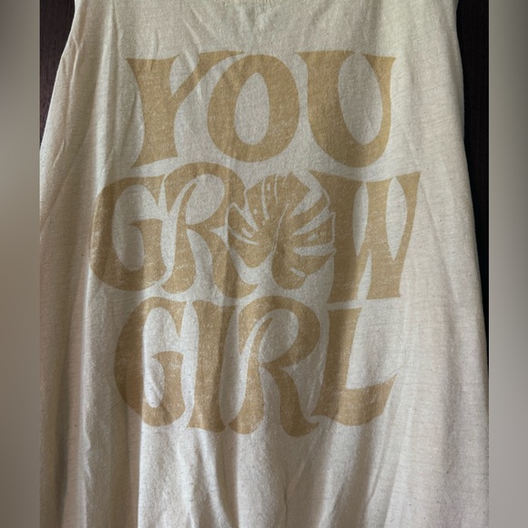 TORRID✨ Yellow “You Grow Girl” 🍃 Tank - Picture 3 of 4